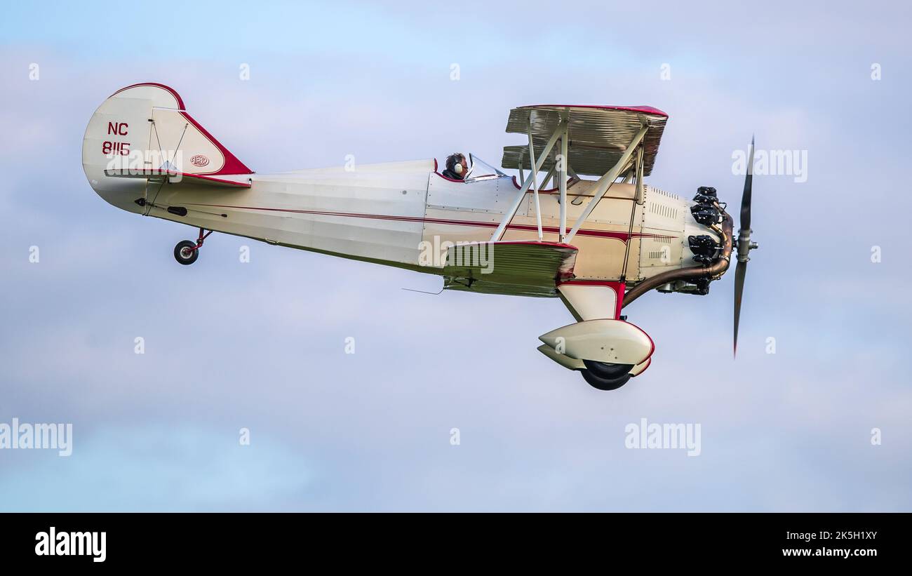 Curtiss-Wright Travel Air 4000 ‘NC 8115’ airborne at the Race Day ...