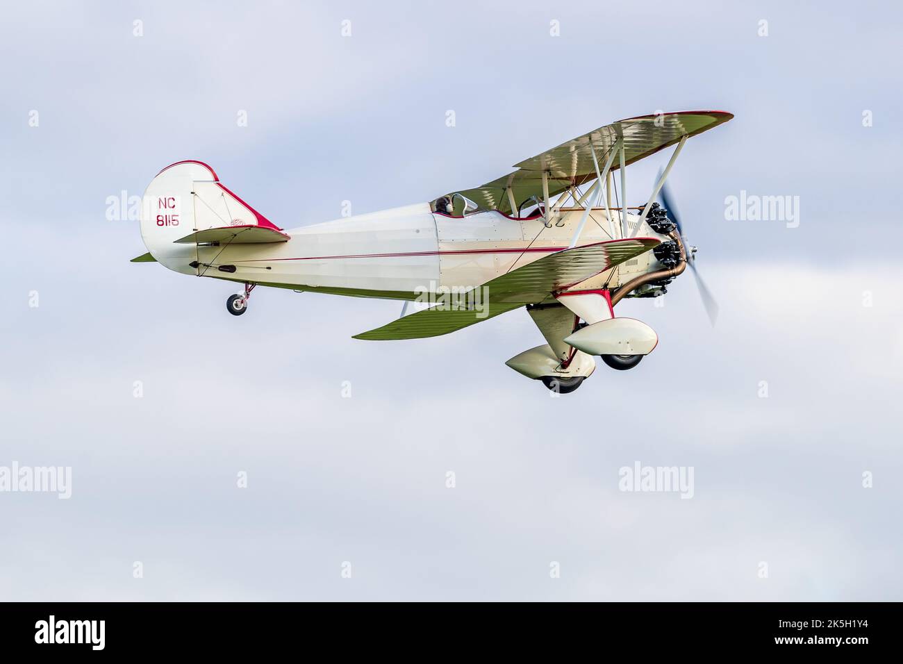 Curtiss-Wright Travel Air 4000 ‘NC 8115’ airborne at the Race Day ...