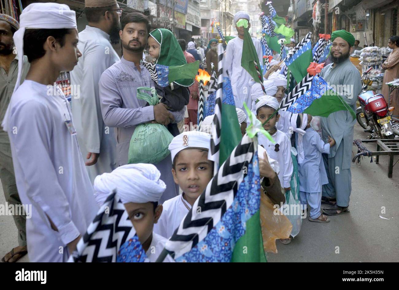 Sunni Muslims are holding Jashan-e- Eid Milad- un- Nabi (SAW) rally in ...