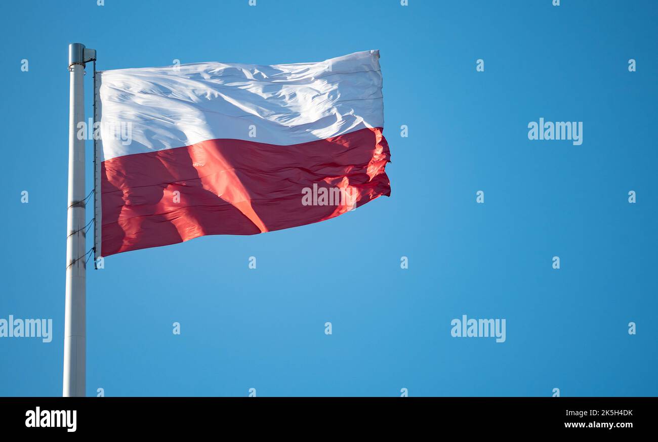 Indonesian Flag Red White Flag National Stock Photo 2375066947