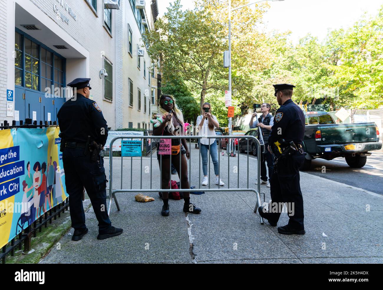 New york city united states 07th oct 2022 mom 4 lee zeldin held a