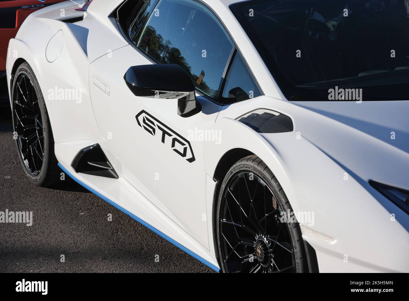 1 October 2022 - Lamborghini Huracan STO at Festival of Speed, Festival de Velocidad, at Circuit of Catalonia in Barcelona, Montmelo, Spain Stock Photo