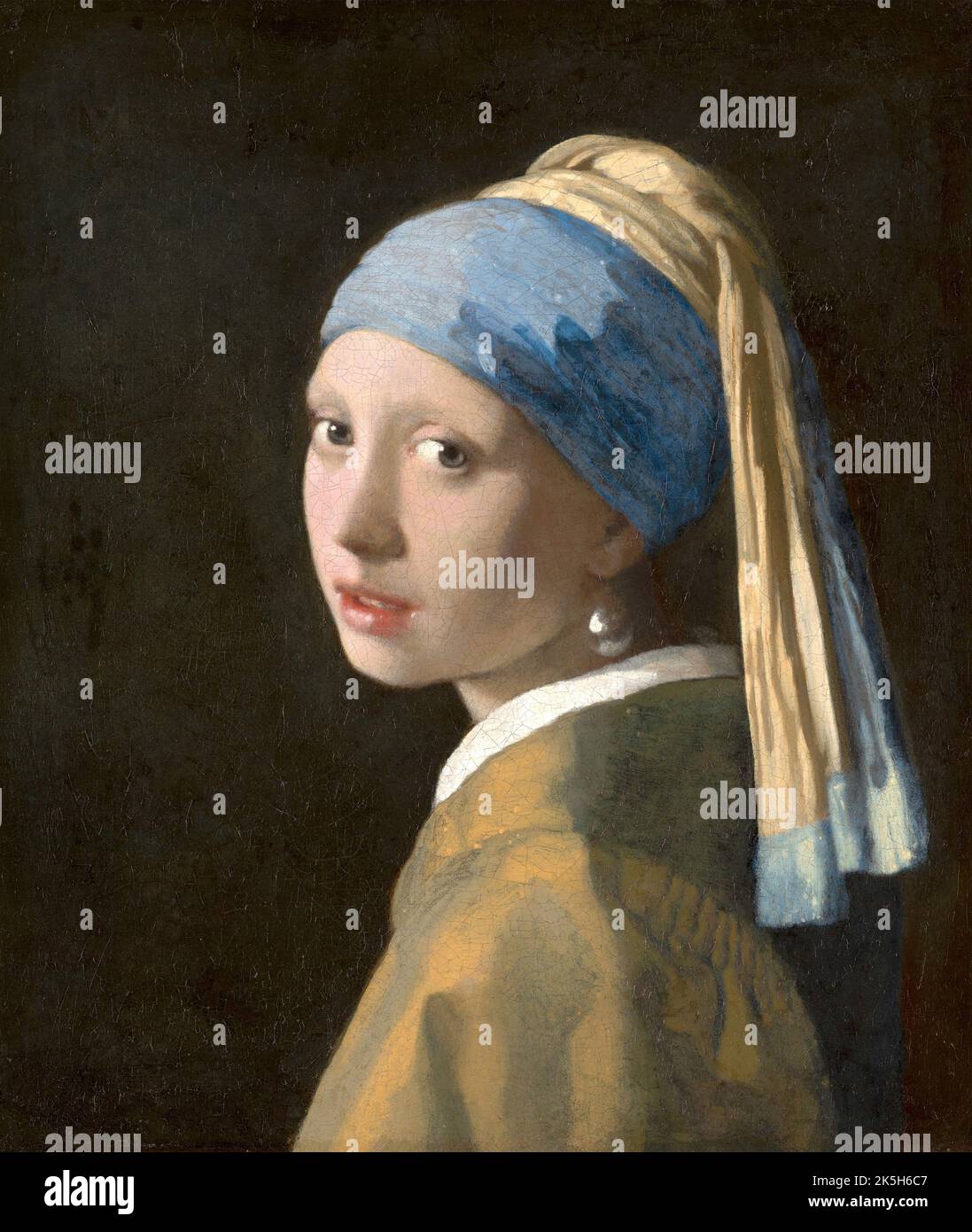Girl with a Pearl Earring. Johannes Vermeer. circa 1665 Stock Photo Alamy