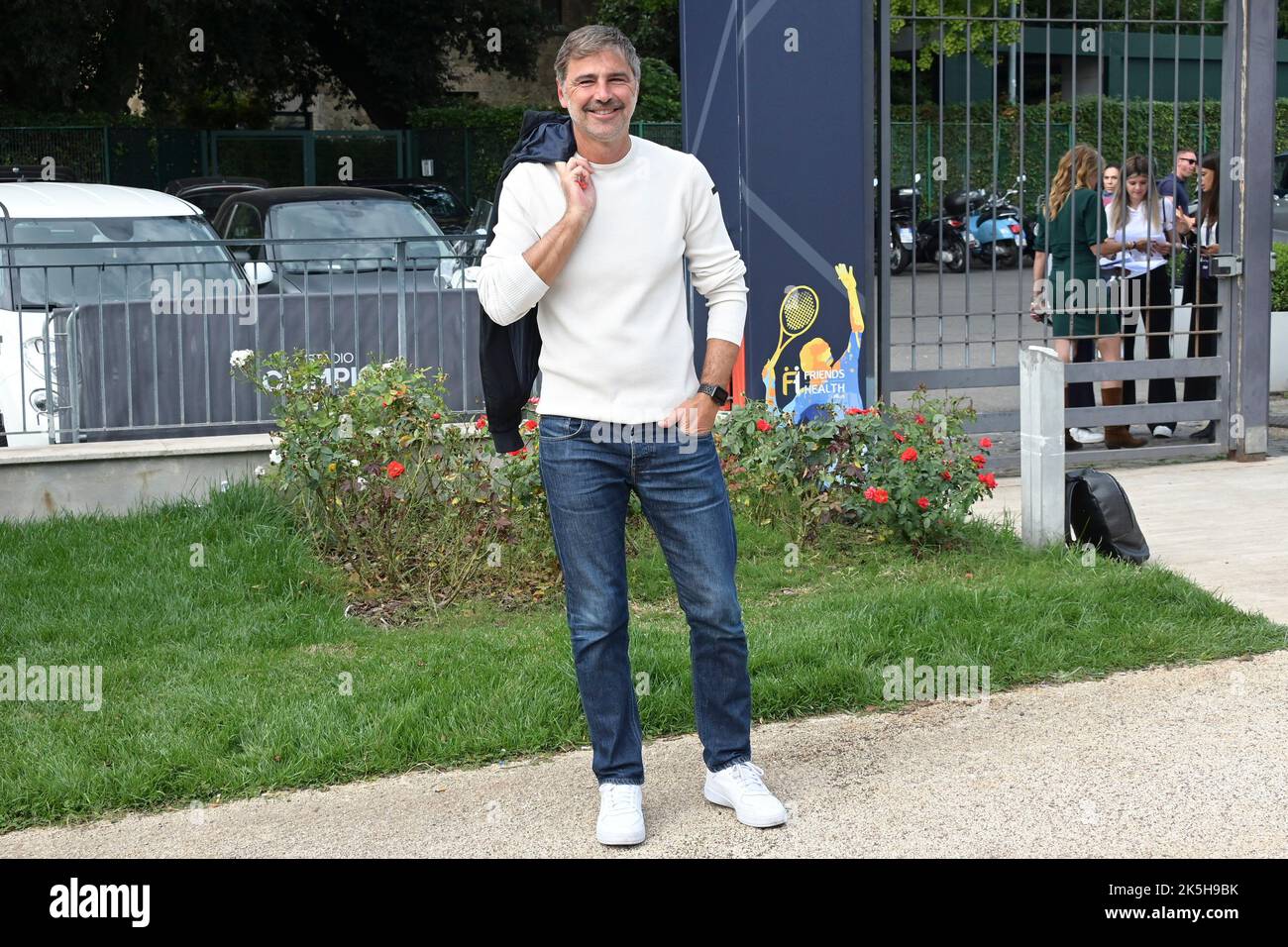 Beppe Convertini attends the Tennis & Friends event for prevention days ...