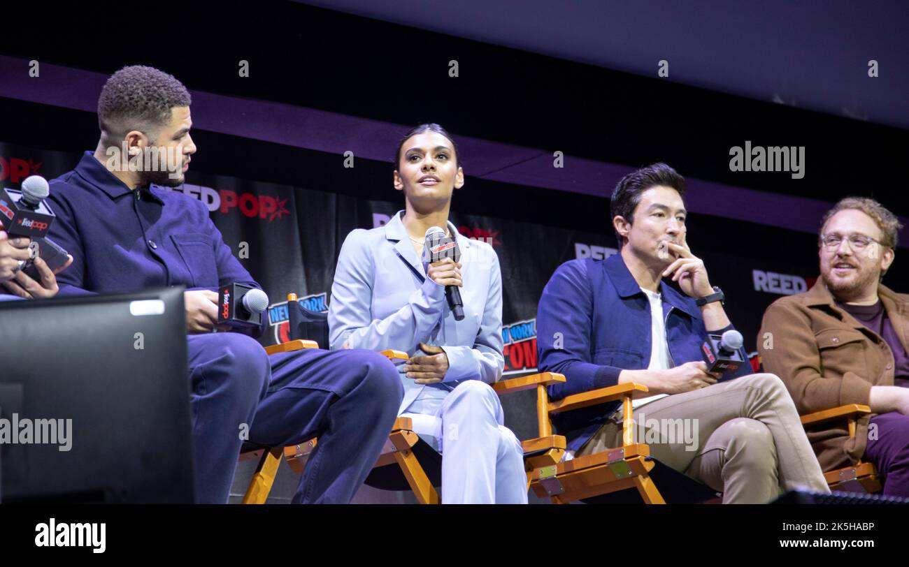 New York, USA. 07th Oct, 2022. Cast members  Amazon's Wheel of Time Credit: Veronica Bruno/Alamy Stock Photo