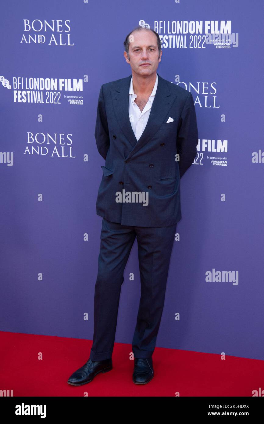 Francesco Melzi d'Eril attending the Bones And All Premiere as part of the 66th BFI London Film Festival in Paris, France on October 08, 2022. Photo by Aurore Marechal/ABACAPRESS.COM Stock Photo