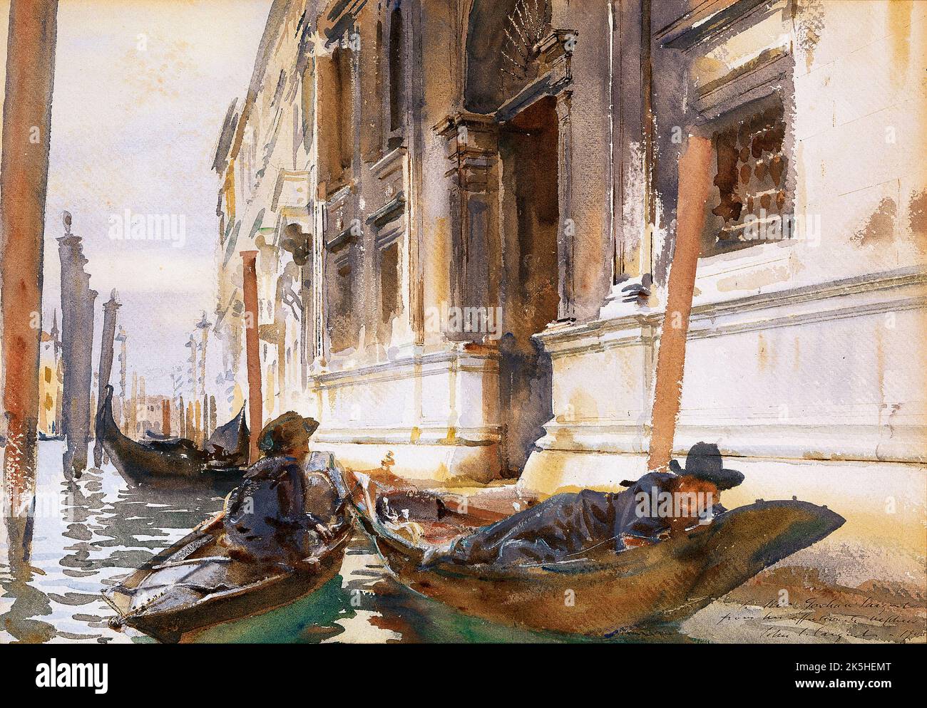 Siesta gondolier hi-res stock photography and images - Alamy
