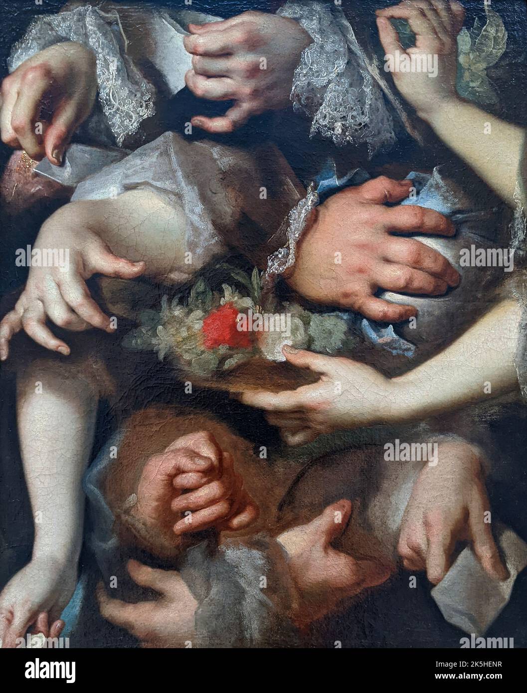 Study of hands, Painting by Nicolas de Largillière Stock Photo Alamy
