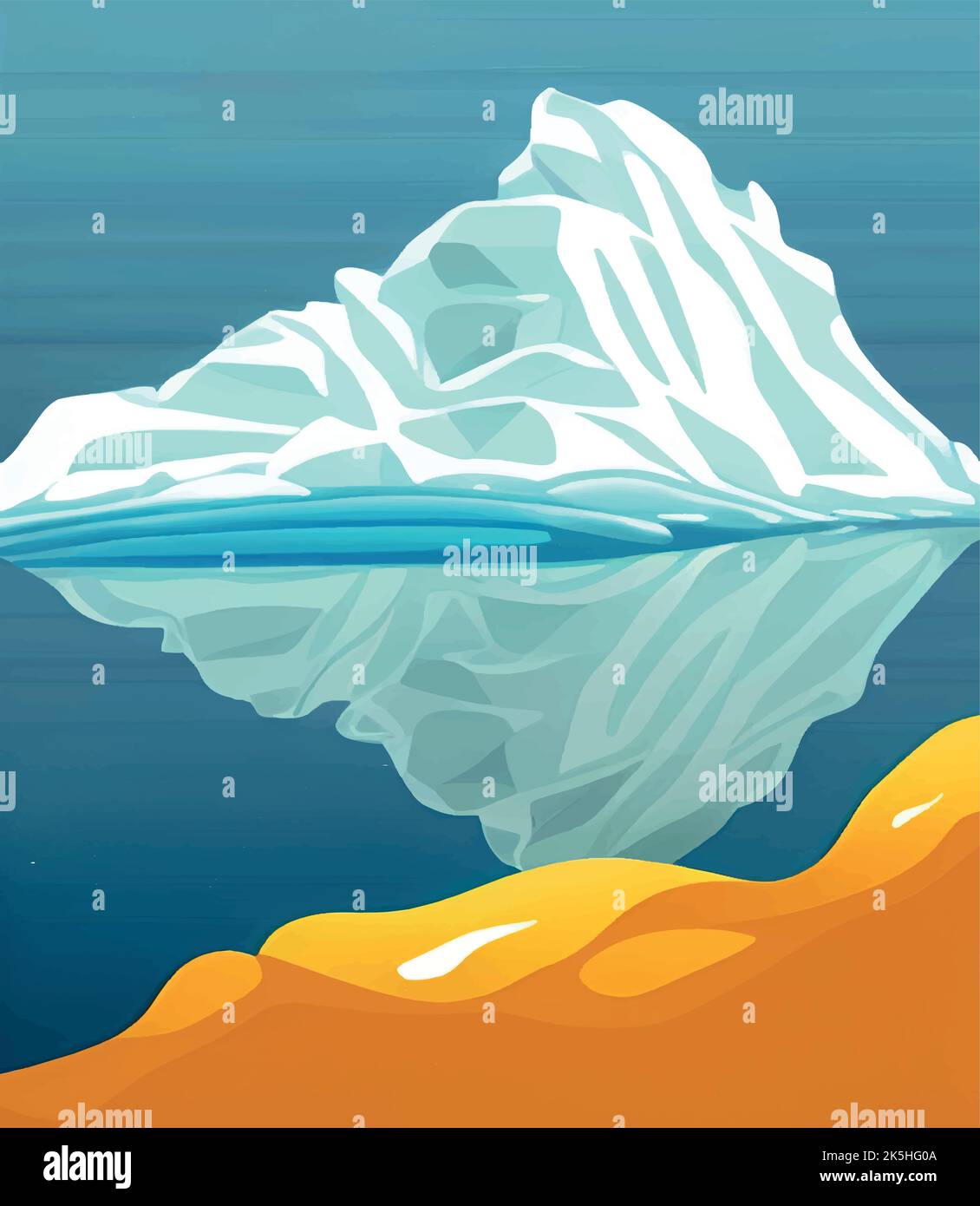 A global warming and icebergs in the world Stock Vector Image & Art - Alamy