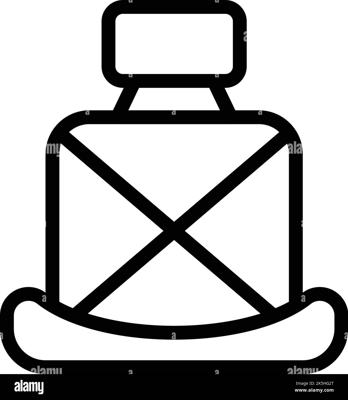Safety seat icon outline vector. Drive accident. Car belt Stock Vector ...