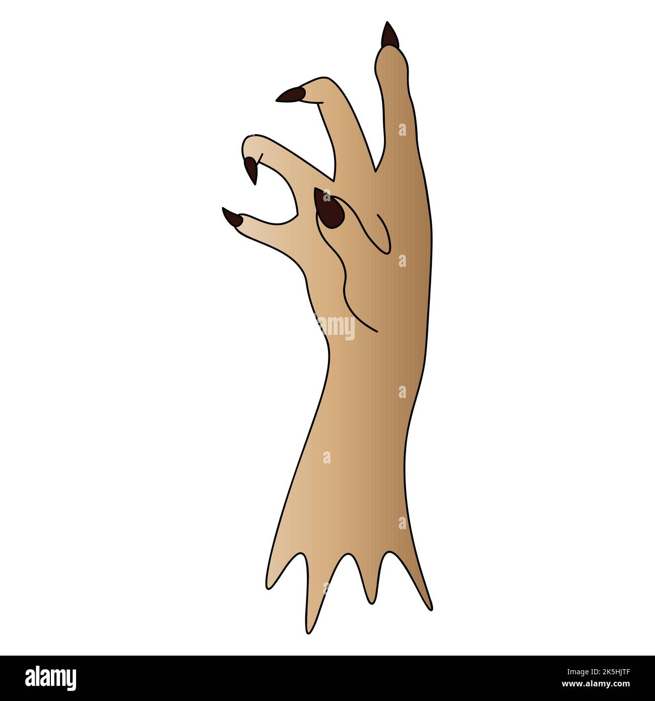 Dead mans fingers Stock Vector Images - Alamy