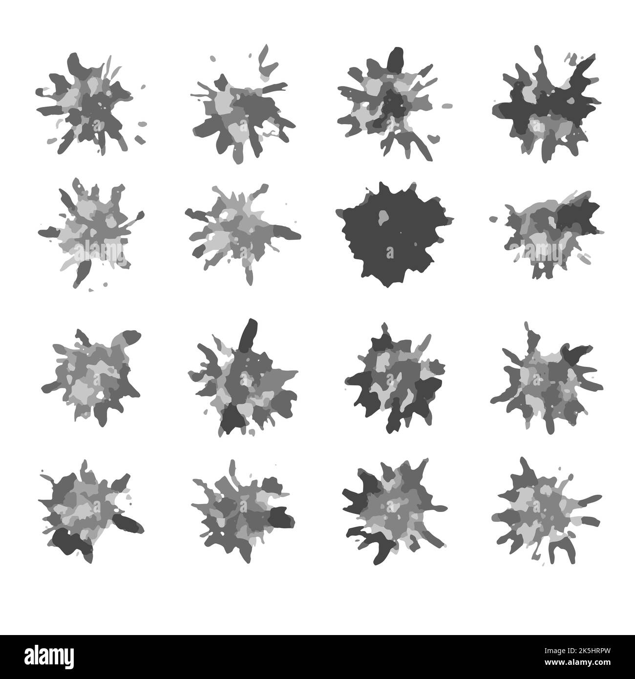 Abstract Ink Plots Shapeless Black and White Stock Photos & Images - Alamy