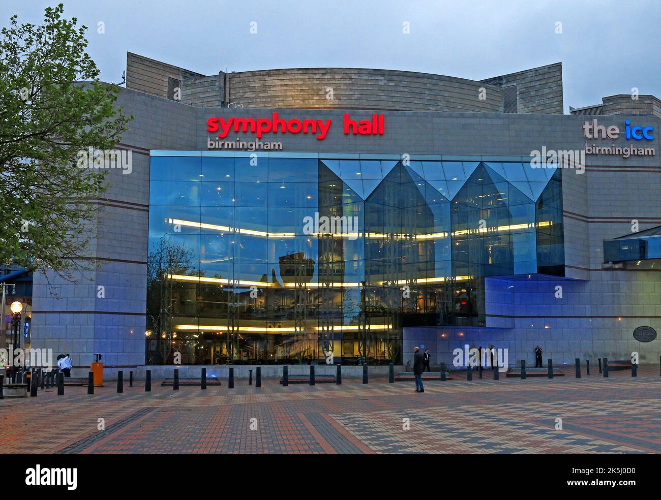 Birmingham Symphony Hall, Centenary Sq, Broad St, Birmingham, West Midlands, England, UK, B1 2EA Stock Photo
