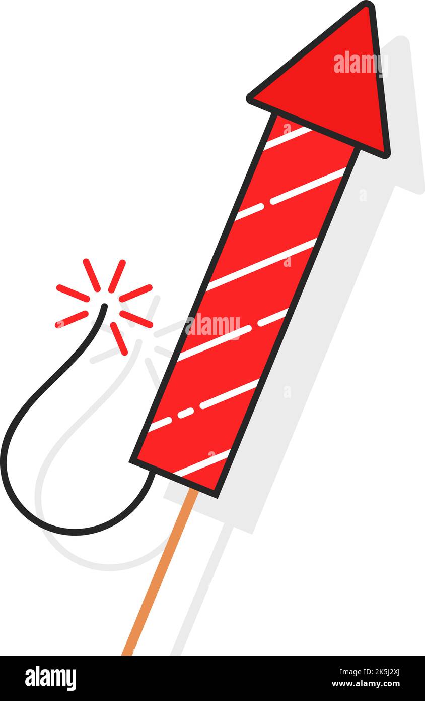 simple rocket for firework Stock Vector Image & Art - Alamy