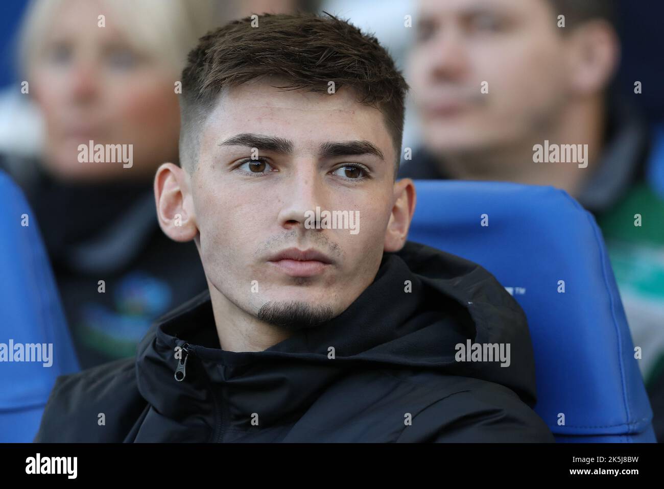 Brighton and Hove, England, 8th October 2022. Billy Gilmour of Brighton and Hove Albion during the Premier League match at the AMEX Stadium, Brighton and Hove. Picture credit should read: Paul Terry / Sportimage Stock Photo