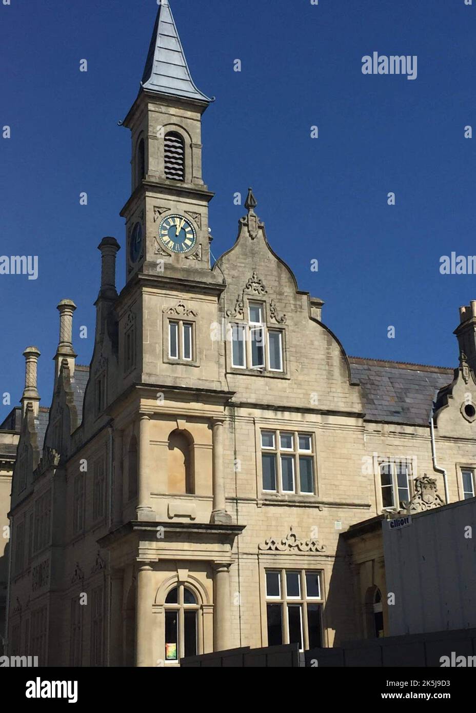 An old school building with an outstanding architecture in the United