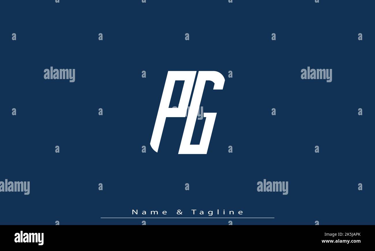 Pg Initails Alphabet letters Initials Monogram logo PG , GP Stock Vector Image ...