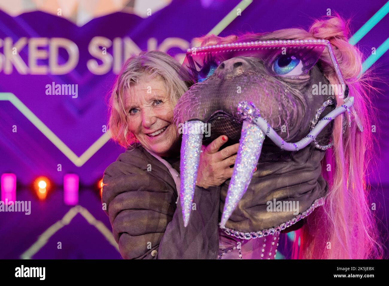 Cologne, Germany. 08th Oct, 2022. Jutta Speidel, actress, is on stage ...