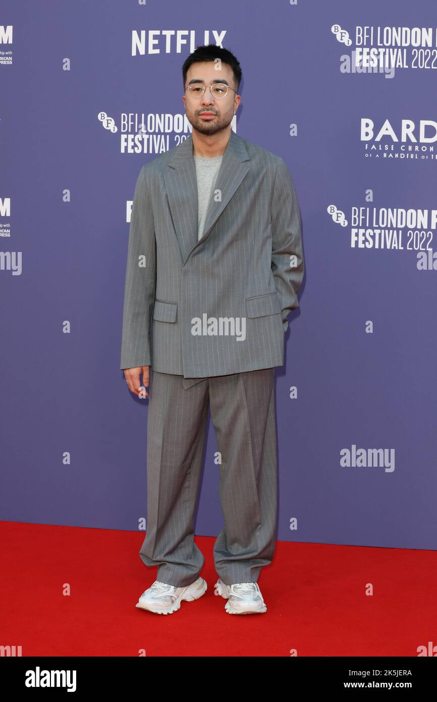 London, UK. 8th Oct 2022. Tim Dessaint attends UK premiere of ''Bardo