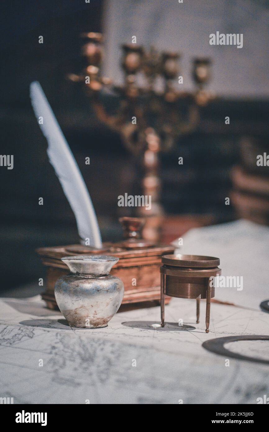 Ink and quill at The AllRussia Exhibition in Moscow, where the