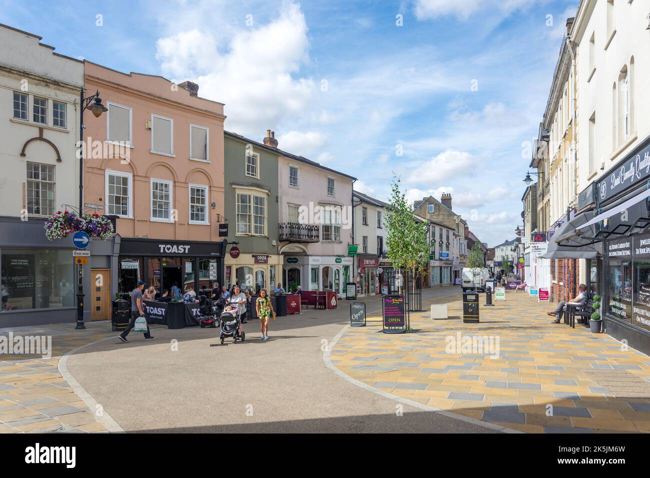 Braintree High Street, Braintree, Essex, England, United Kingdom Stock Photo