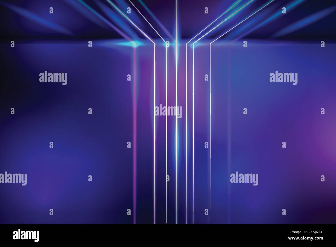 realistic neon lights lines background vector design illustration Stock Vector