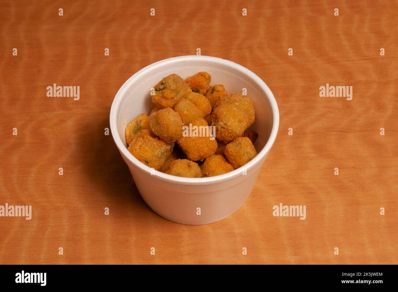 Delicious southern vegetable known as fried okra Stock Photo Alamy