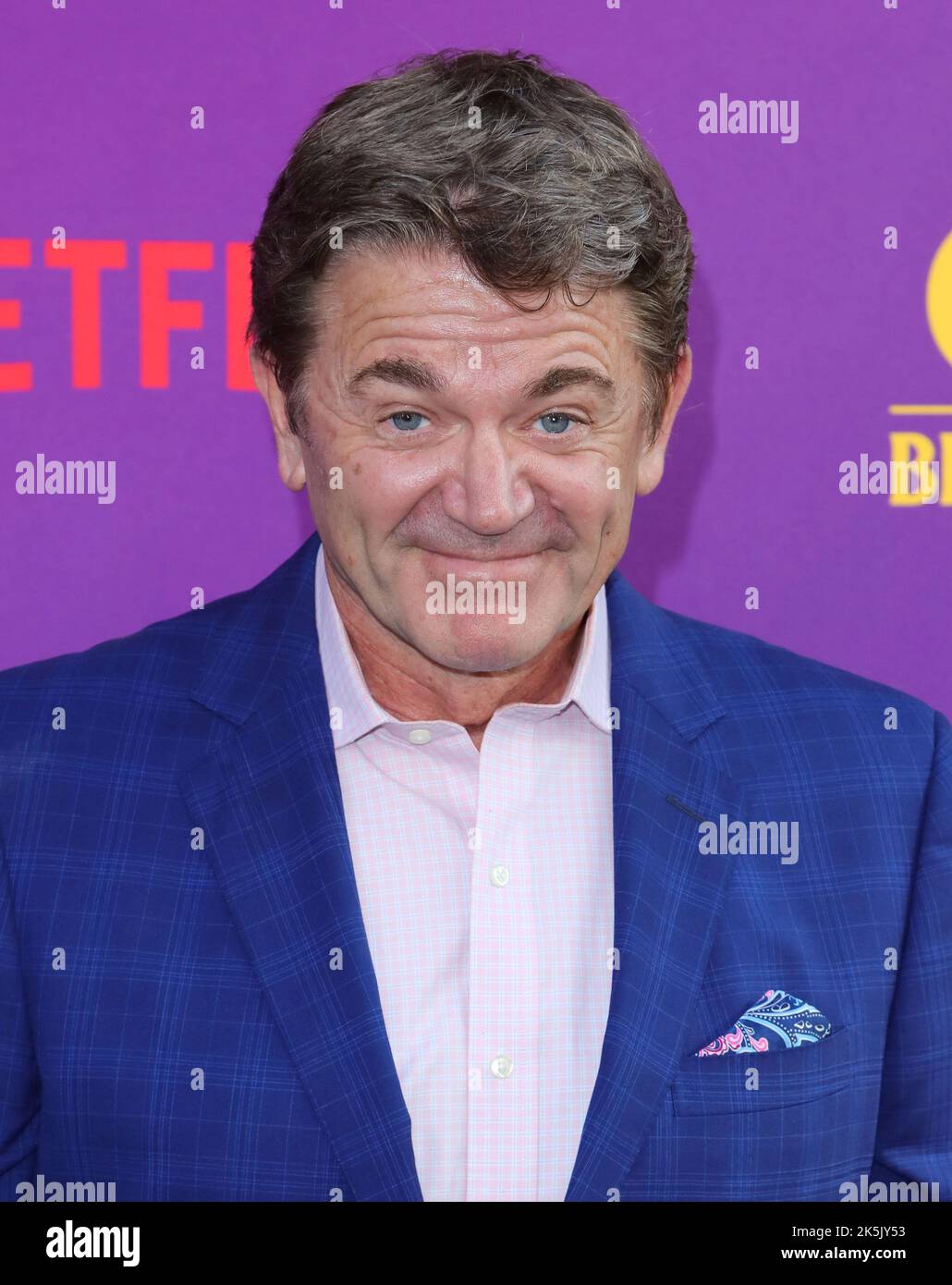 John Michael Higgins arrives at The Special Screening of Netflix The
