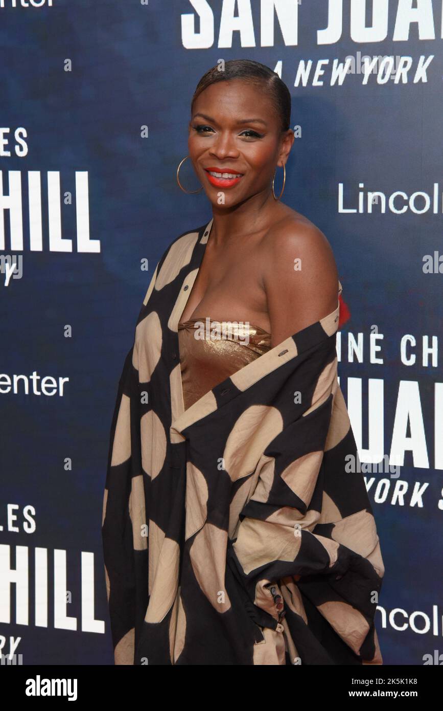 Abby Charles attends San Juan Hill: A New York Story concert on the