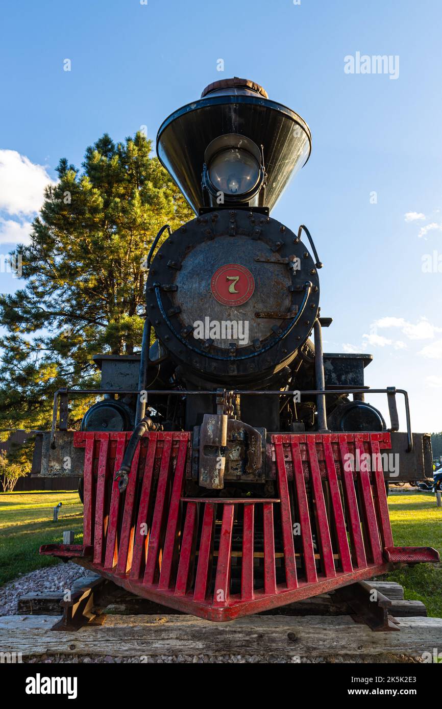 Famous Engine Number Seven, Hill City, South Dakota, USA