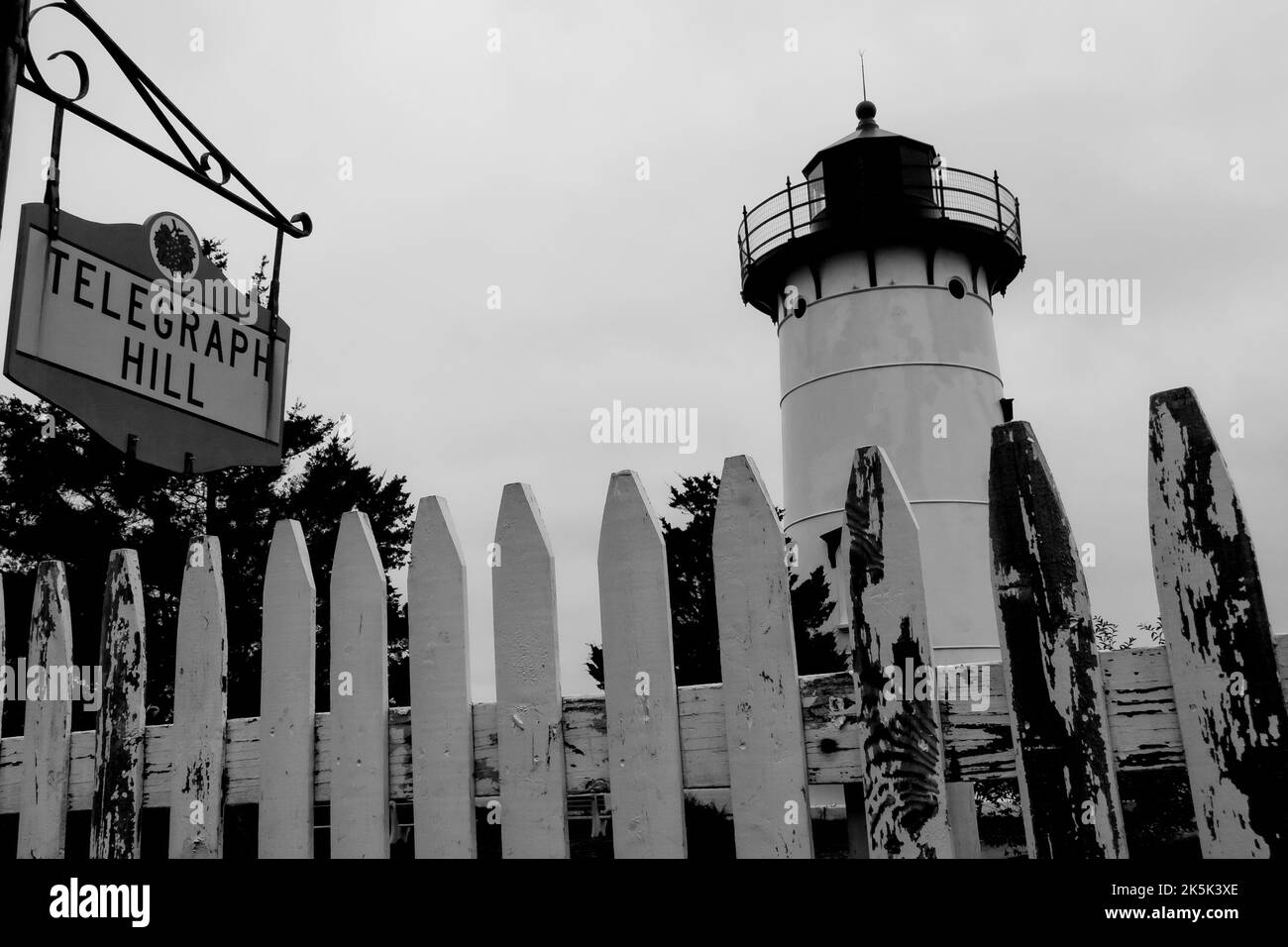 The East Chop Lighthouse, Oak Bluffs, Martha's Vineyard, Massachusetts, USA Stock Photo