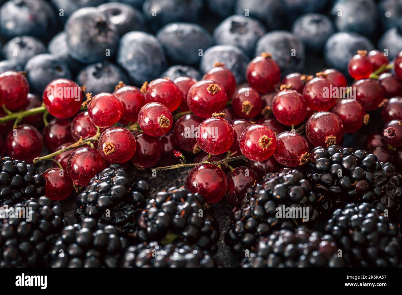 Snack from variety berries hi-res stock photography and images - Alamy