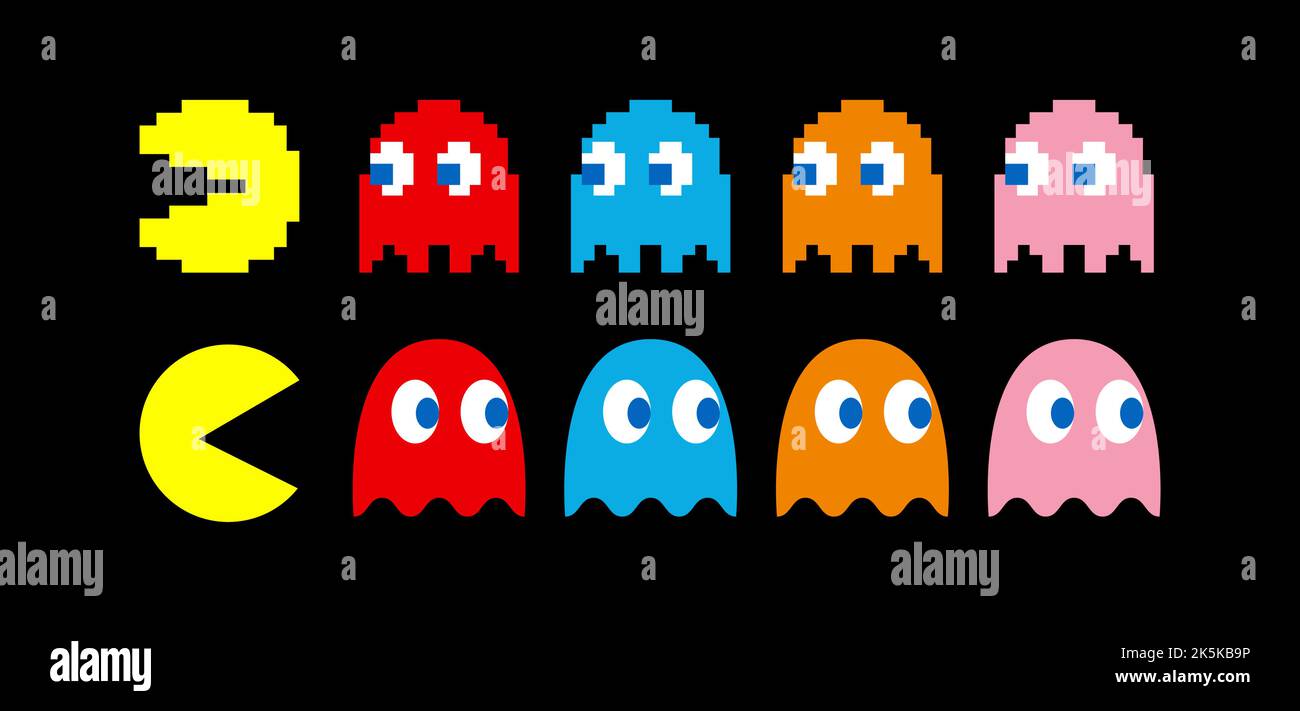 Ghost Colors In Pac Man