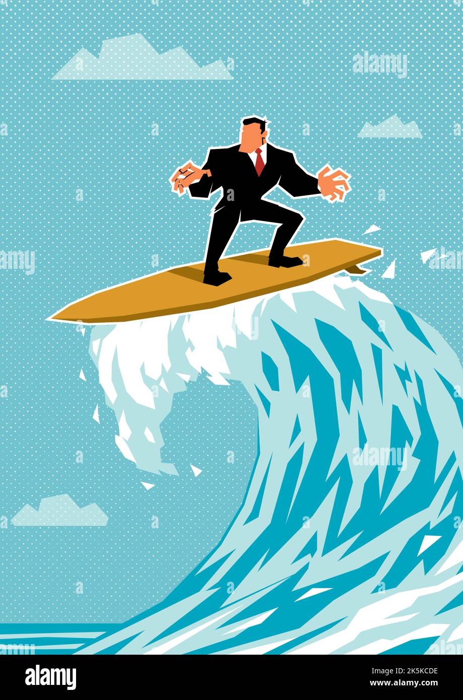 Surfing business suit water hi-res stock photography and images - Alamy