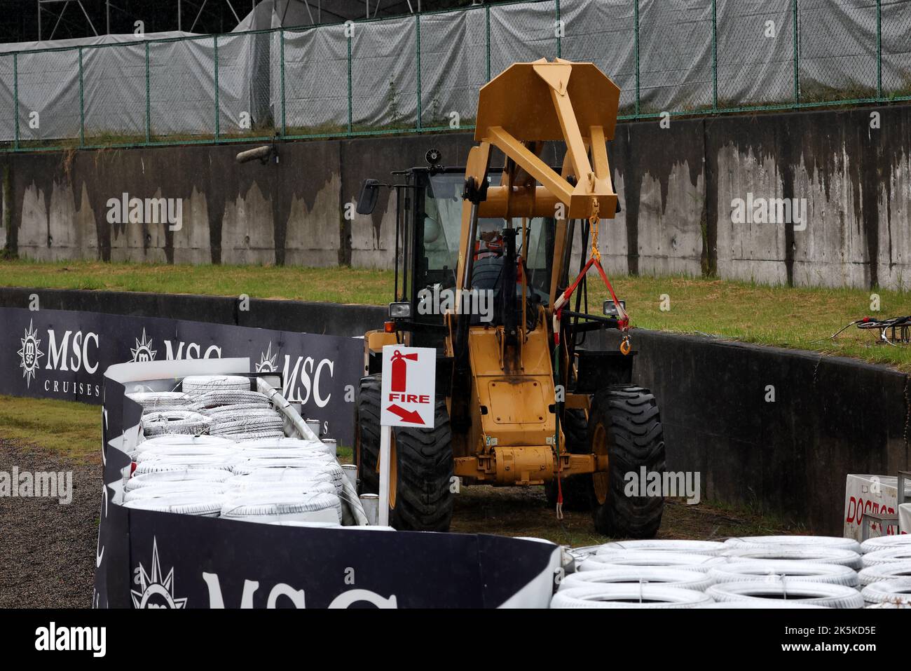 Suzuka, Japan. 9th Oct 2022. Circuit atmosphere a circuit tractor