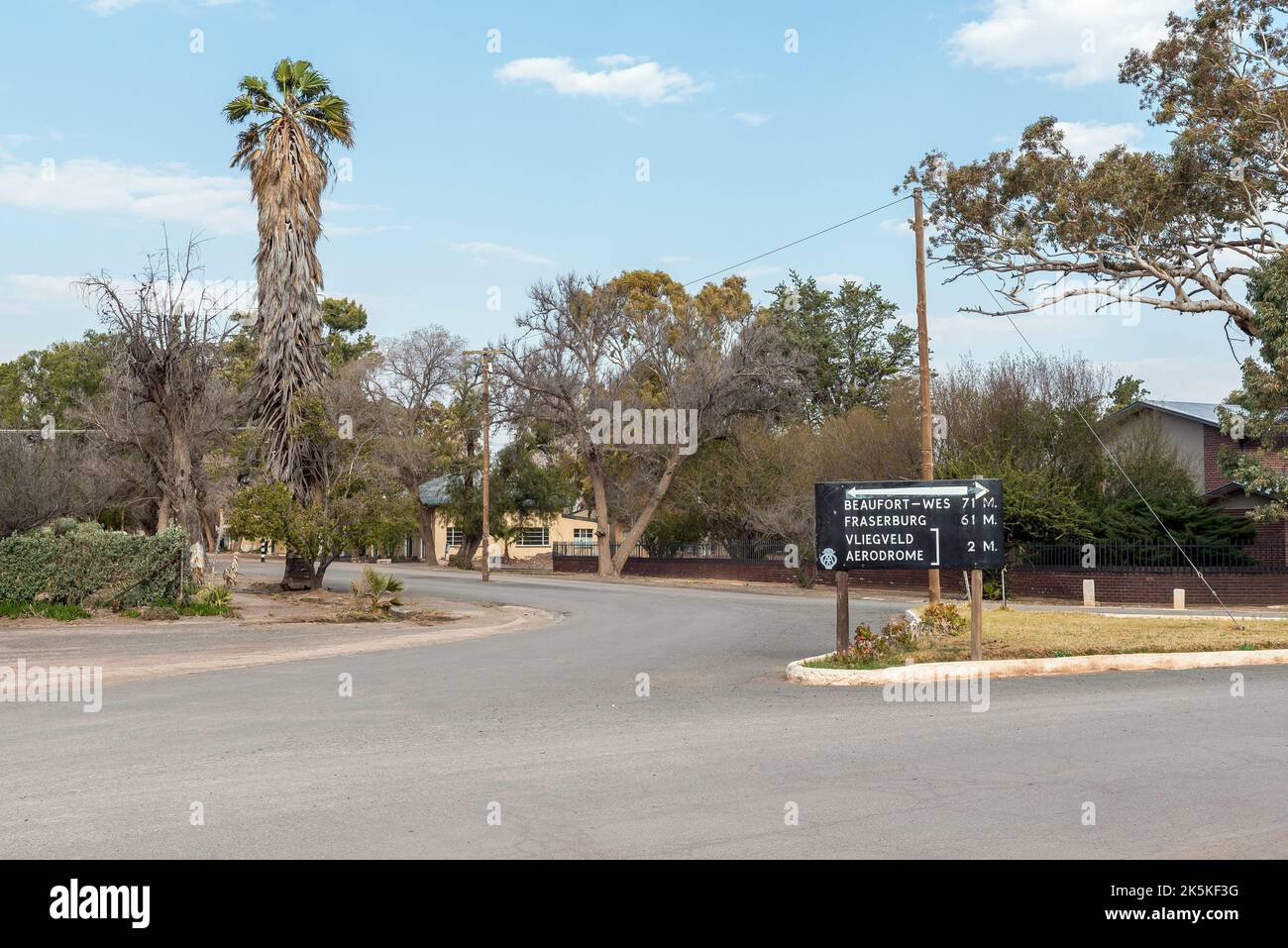 LOXTON, SOUTH AFRICA SEP 2, 2022 A street scene, with an historic