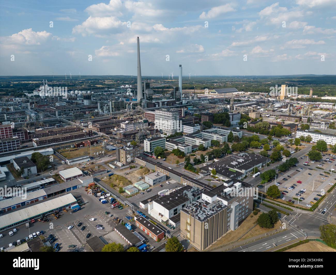 Coal-Fired Power Plant at Chemical Complex in Marl Stock Photo - Alamy