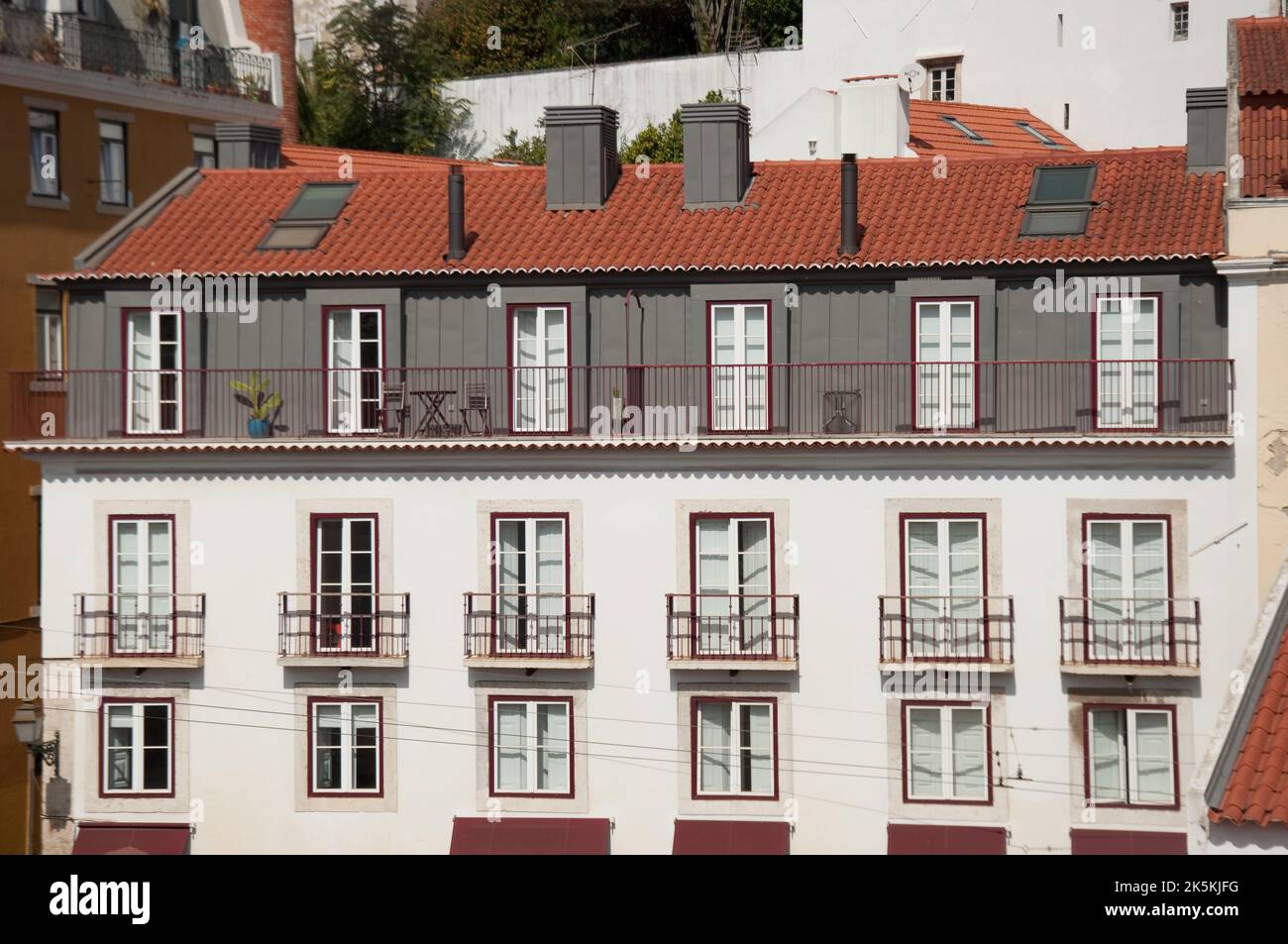 Traditional house, Alfama, Lisbon, Portugal Stock Photo