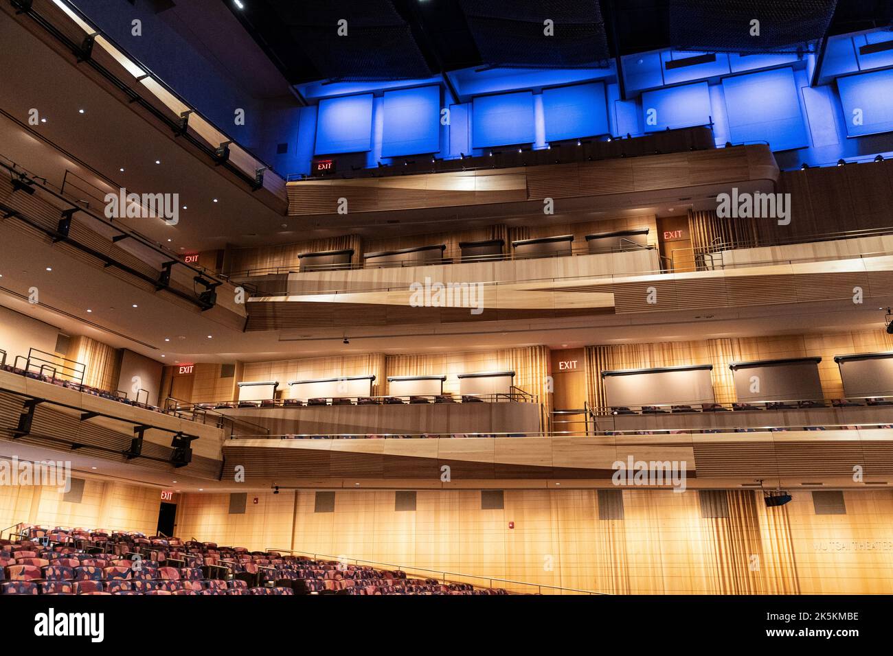 Interior Design Of The Wu Tsai Theater Seen During Reopening Ceremony 