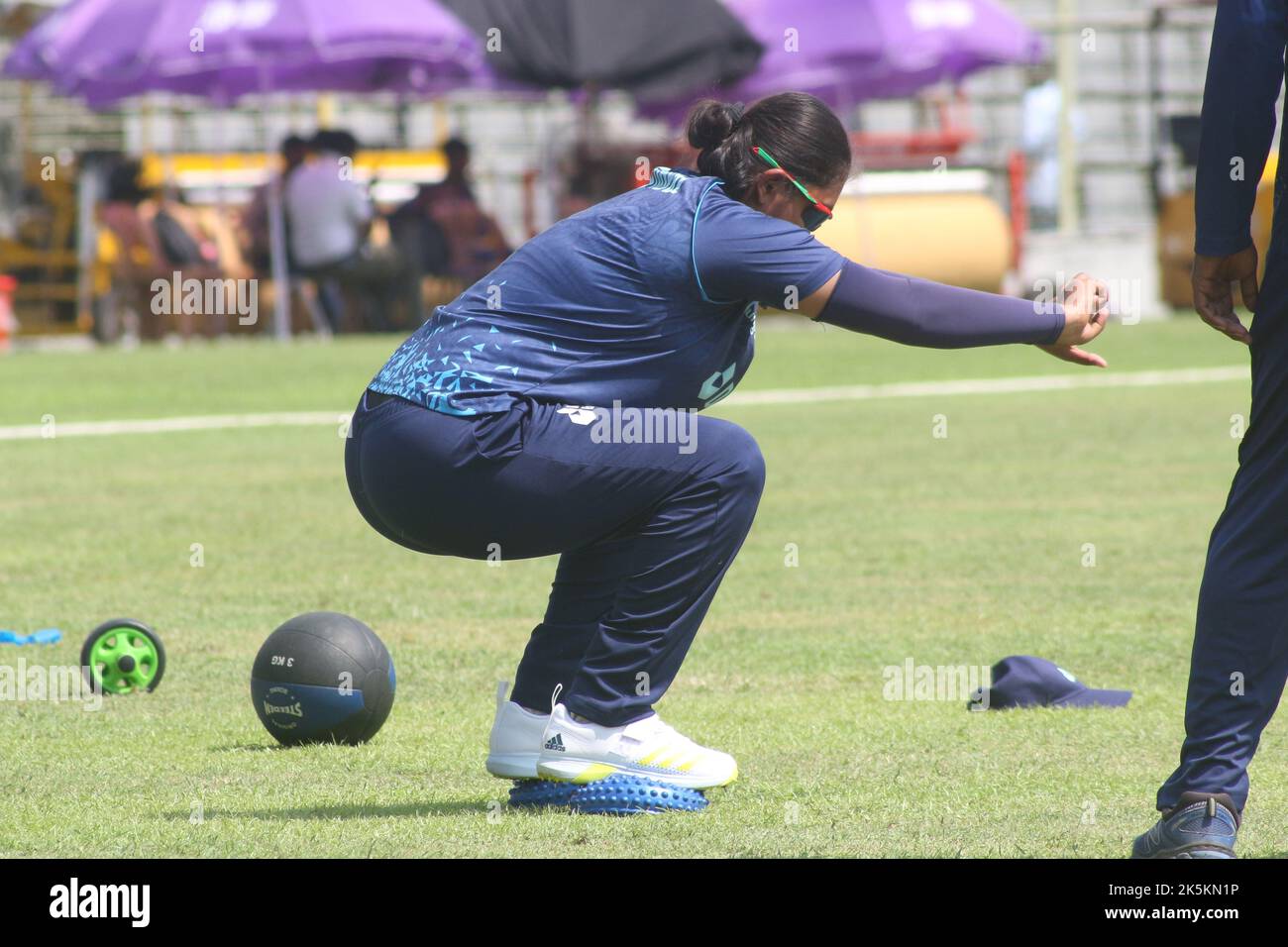 Non Exclusive: October 8, 2022, Sylhet, Bangladesh: Fariha Trisna is on
