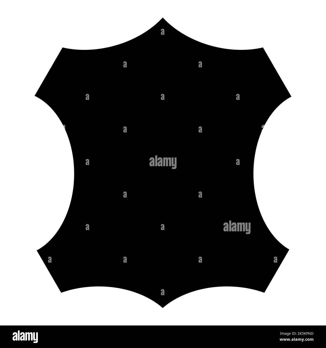 Leather skin fashion icon, animal material graphic sign, texture design