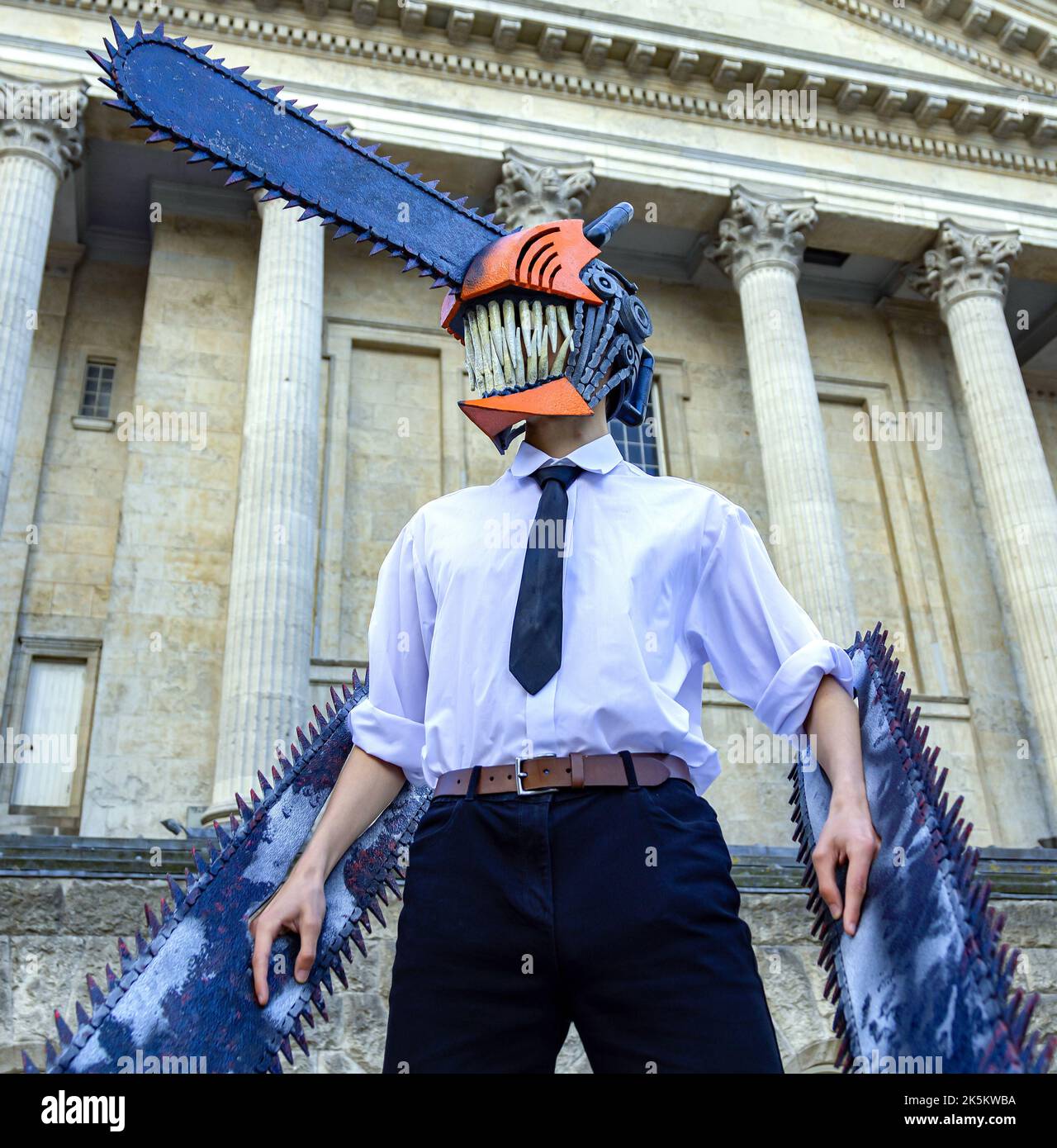 Chainsaw Man Denji cosplay recorded at AnimeCon UK by Comic Con News C