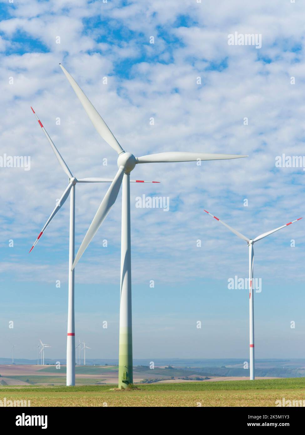 Wind turbines in a rural landscape hi-res stock photography and images ...