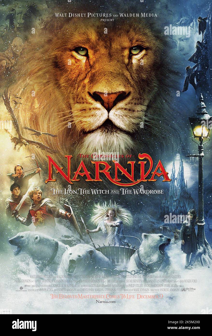 The Chronicles Of Narnia The Lion, The Witch And The Wardrobe 2005 The Lion, The Witch And The Wardrobe Stock Photo