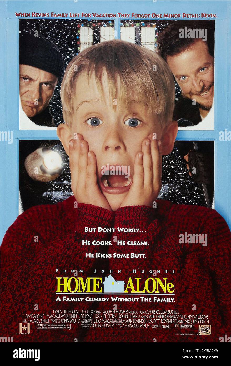 Home Alone 1990 Home Alone Movie Poster Stock Photo