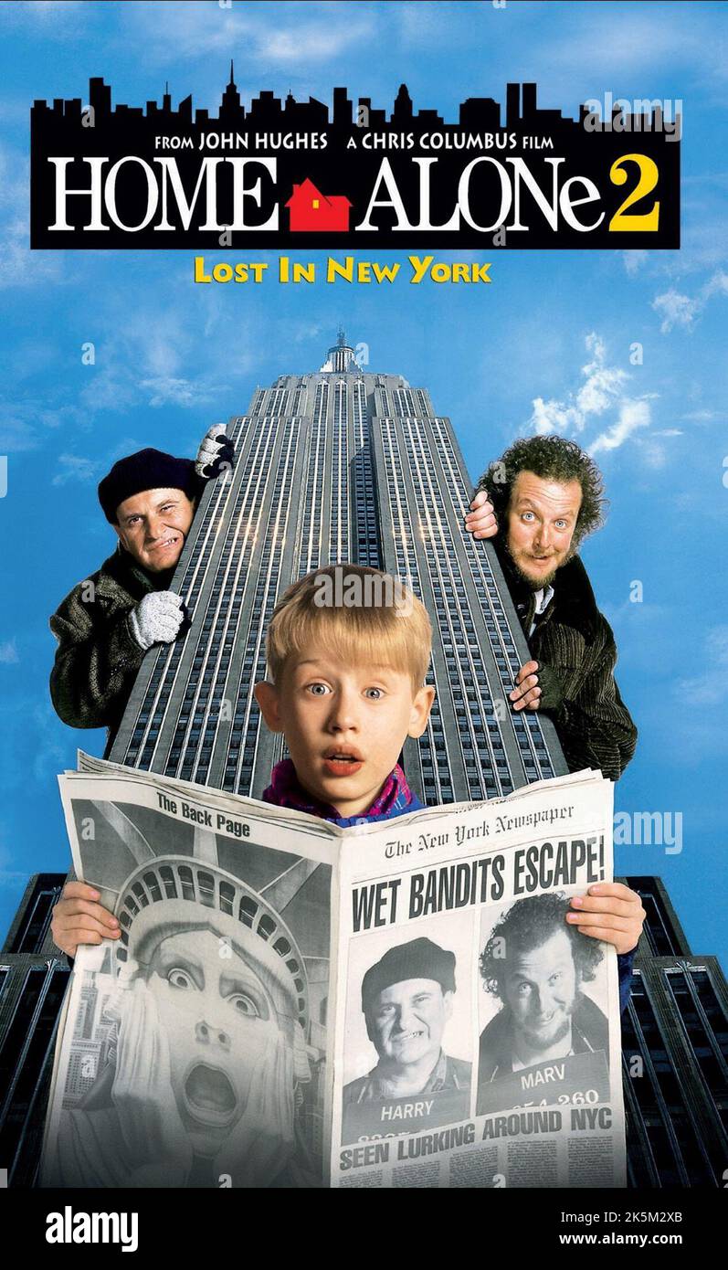 Home Alone 2: Lost In New York 1992 Home Alone 2: Lost In New York Movie Poster Home Alone 2 Stock Photo