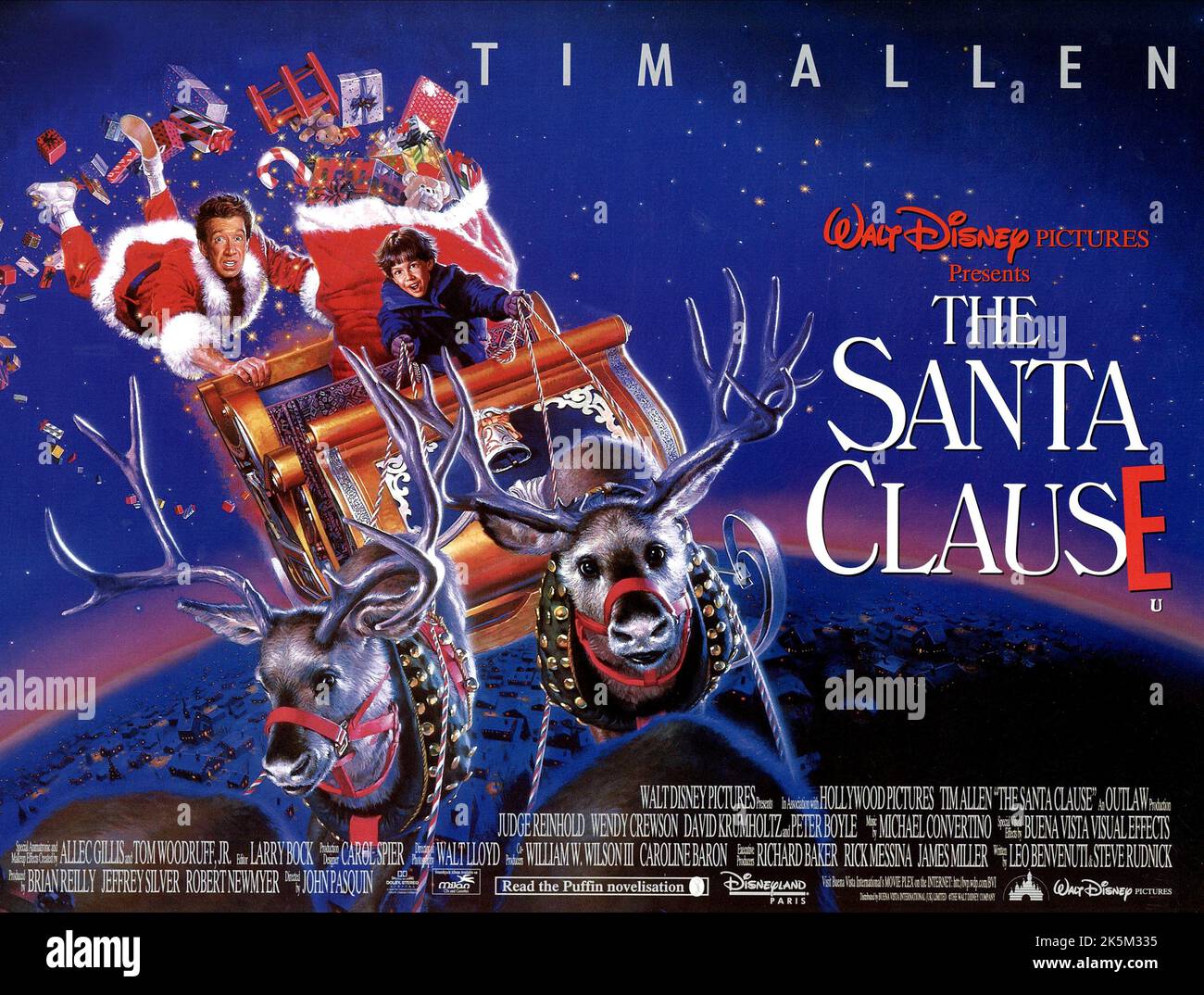 The Santa Clause 1994 The Santa Clause Movie Poster Director - John Pasquin Stock Photo