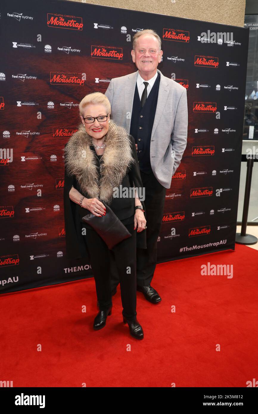 October 9, 2022 BRONWYN and TIM SHAW attends the Opening Night