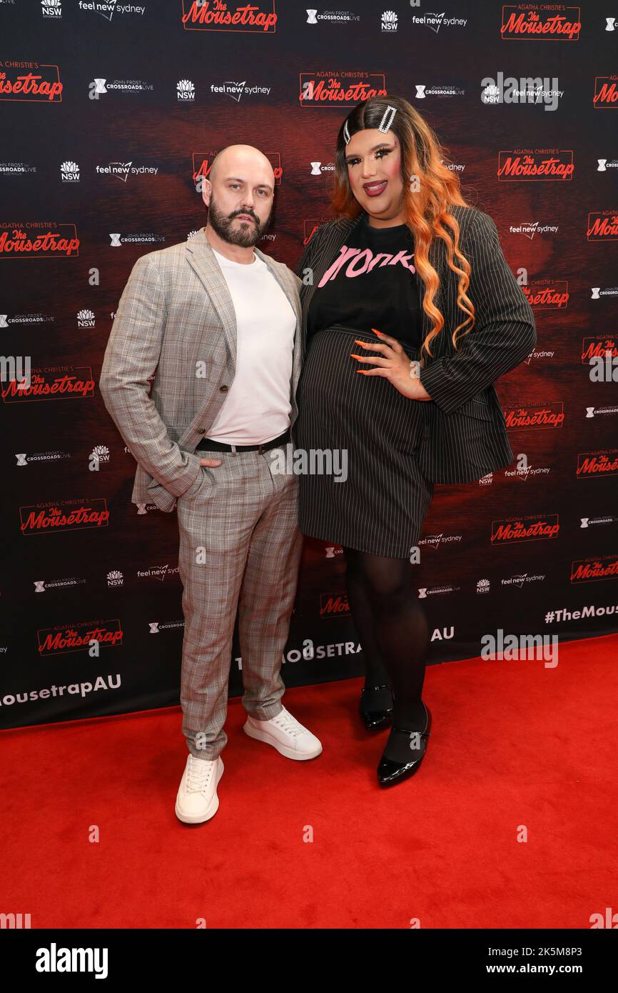 October 9, 2022 CARLA FROM BANKSTOWN (R)attends the Opening Night of