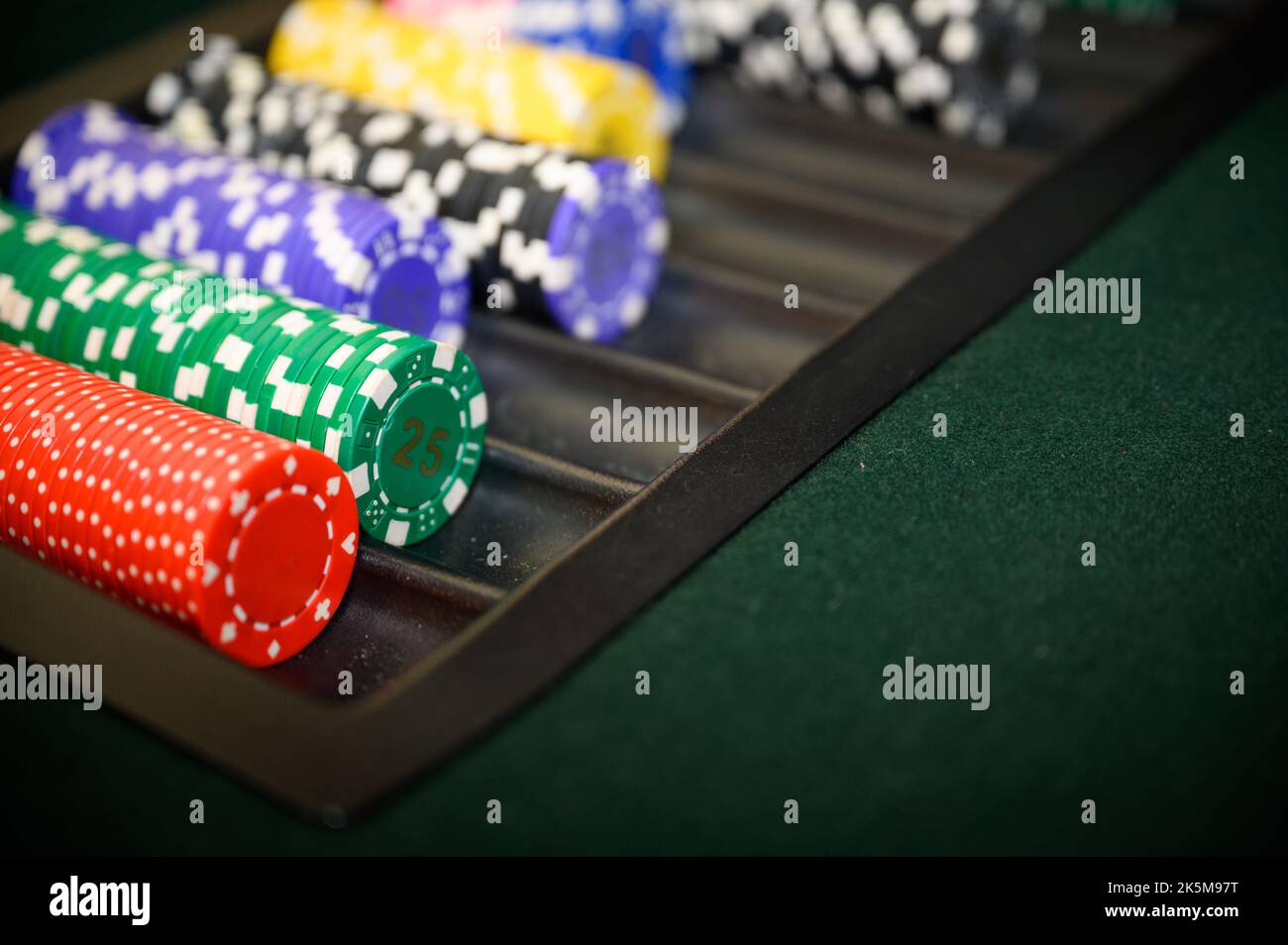 Casino Gambling Table Stock Photo